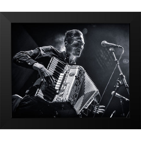 Joy Black Modern Wood Framed Art Print by Samuelsson, Anders