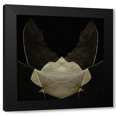 Languishing Thoughts Black Modern Wood Framed Art Print with Double Matting by Claes, Gilbert