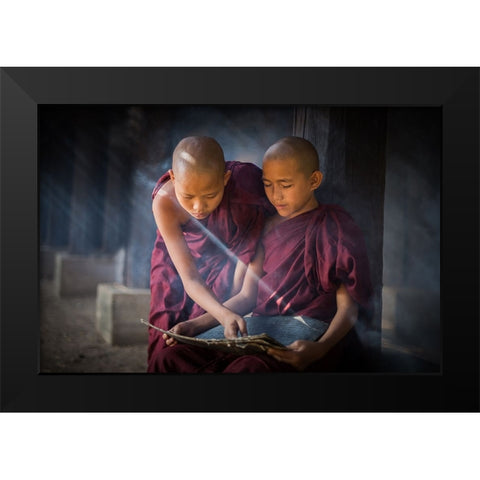 Study Black Modern Wood Framed Art Print by Sussbauer, Franz