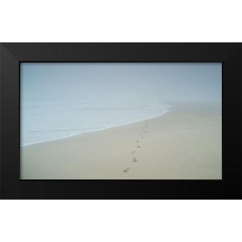 Isolation Black Modern Wood Framed Art Print by Pearce, Simon
