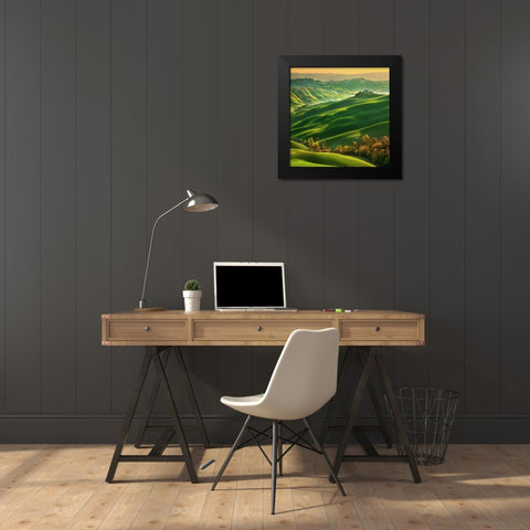 Mucigliani... Black Modern Wood Framed Art Print by Browko, Krzysztof