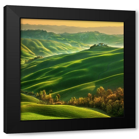 Mucigliani... Black Modern Wood Framed Art Print with Double Matting by Browko, Krzysztof
