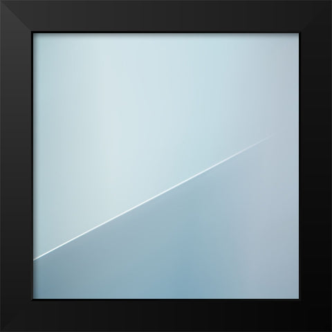 The White Line Black Modern Wood Framed Art Print by Claes, Gilbert