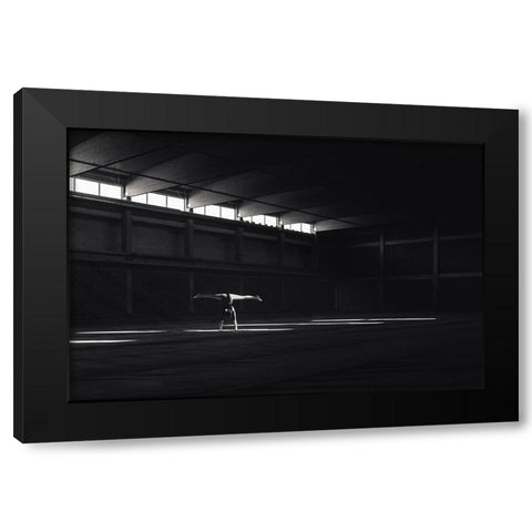Ballando Nella Luce Black Modern Wood Framed Art Print with Double Matting by Krystynek MQEP, Martin