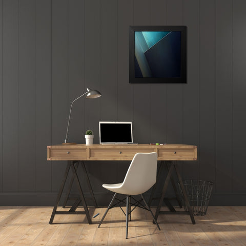 Plane Black Modern Wood Framed Art Print by Claes, Gilbert