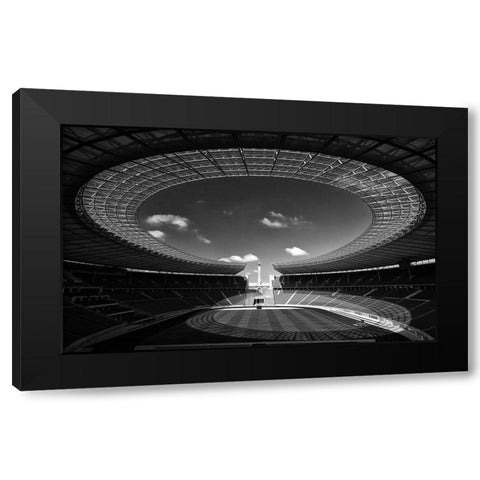 Omega Black Modern Wood Framed Art Print by Hawerkamp, Hans-Wolfgang