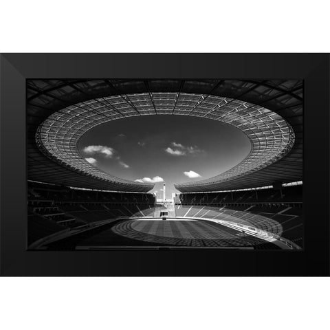 Omega Black Modern Wood Framed Art Print by Hawerkamp, Hans-Wolfgang