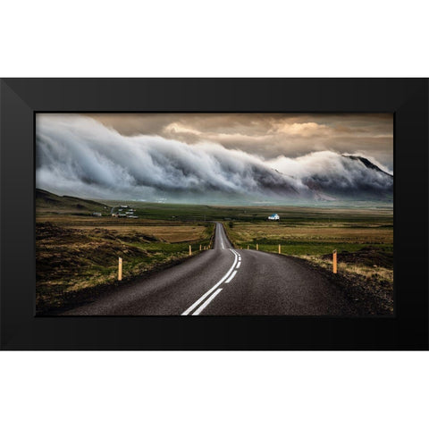 Untitled Black Modern Wood Framed Art Print by Bogaerts, Sus