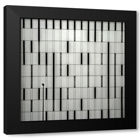 La Lampada Black Modern Wood Framed Art Print by Claes, Gilbert