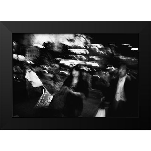 Untitled Black Modern Wood Framed Art Print by Suzuki, Tatsuo