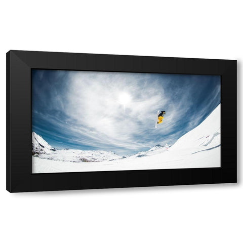 One Fine Method Grab... Black Modern Wood Framed Art Print with Double Matting by Verbiest, Eric