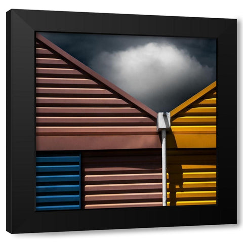 Hangar 13 Black Modern Wood Framed Art Print by Claes, Gilbert