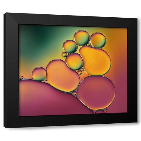 Acrobats Black Modern Wood Framed Art Print with Double Matting by Westum, Heidi