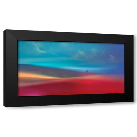 The Girl Black Modern Wood Framed Art Print by Westum, Heidi