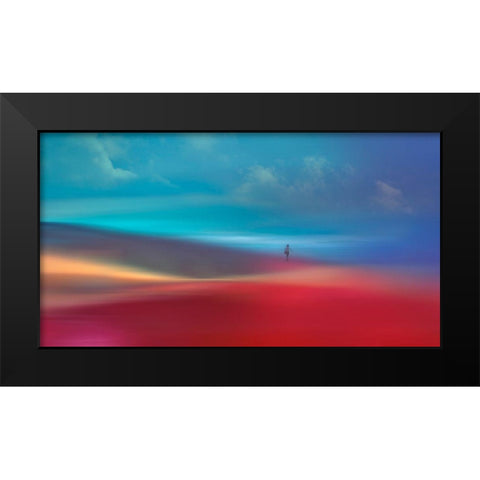 The Girl Black Modern Wood Framed Art Print by Westum, Heidi