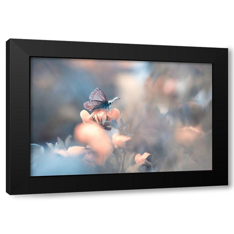 Parmi Les Dakinis Black Modern Wood Framed Art Print with Double Matting by Bravin, Fabien