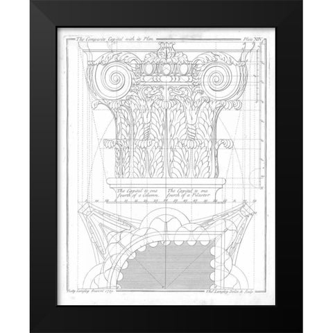 The Composite Capital Black Modern Wood Framed Art Print by Langley, Batty