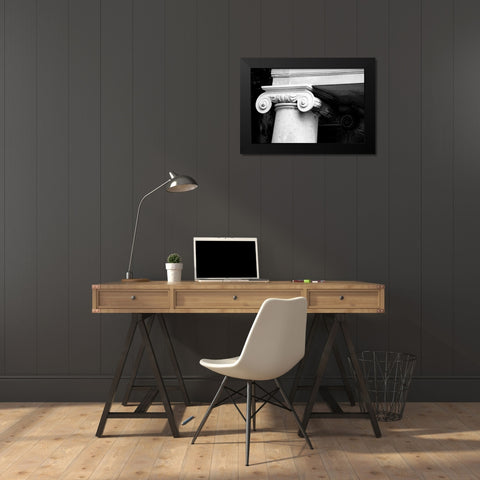 Architectural Detail, Blenheim Palace Black Modern Wood Framed Art Print by Blue, Cyril