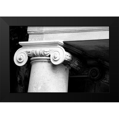 Architectural Detail, Blenheim Palace Black Modern Wood Framed Art Print by Blue, Cyril