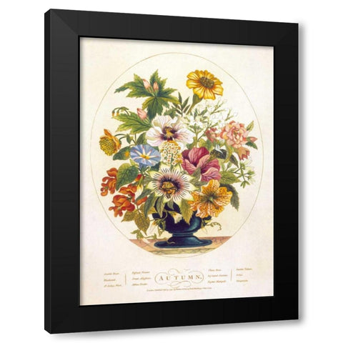 Autumn Black Modern Wood Framed Art Print by OBrien, Charles