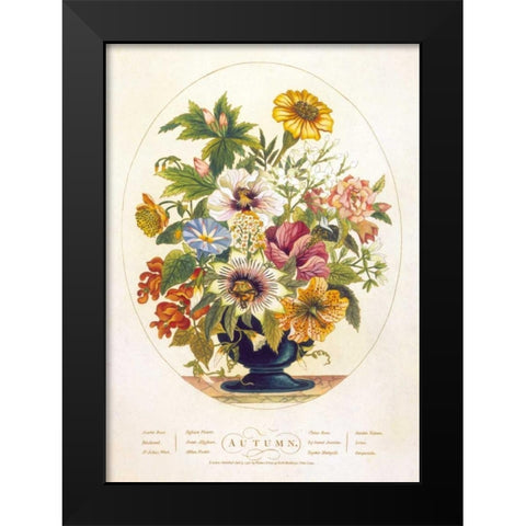 Autumn Black Modern Wood Framed Art Print by OBrien, Charles