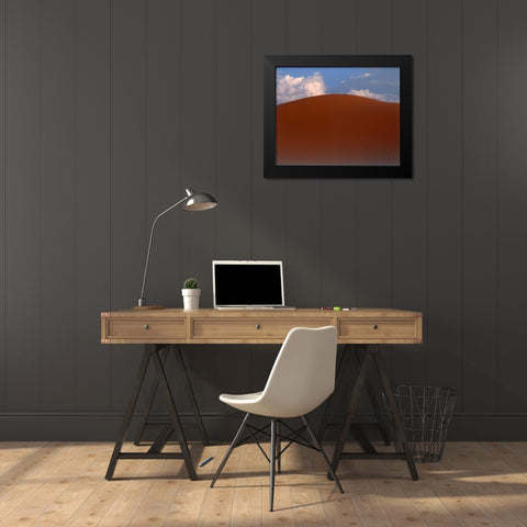 Sand Dune, Sahara Black Modern Wood Framed Art Print by Blue, Cyril