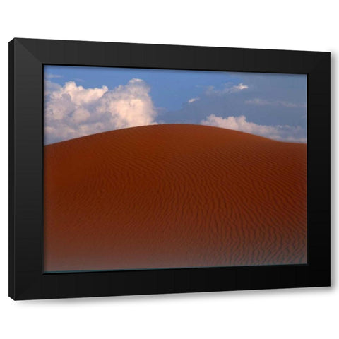 Sand Dune, Sahara Black Modern Wood Framed Art Print with Double Matting by Blue, Cyril