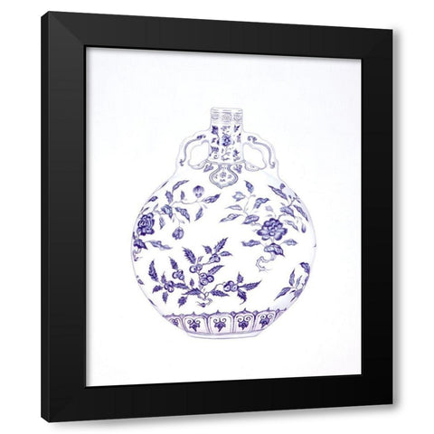 Flowering Moon Flask Black Modern Wood Framed Art Print by Anderton, Caroline