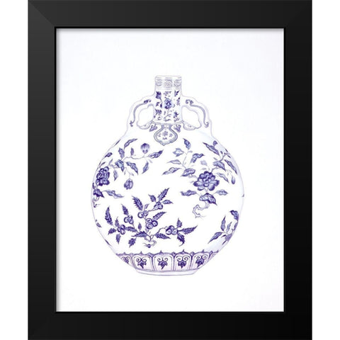 Flowering Moon Flask Black Modern Wood Framed Art Print by Anderton, Caroline