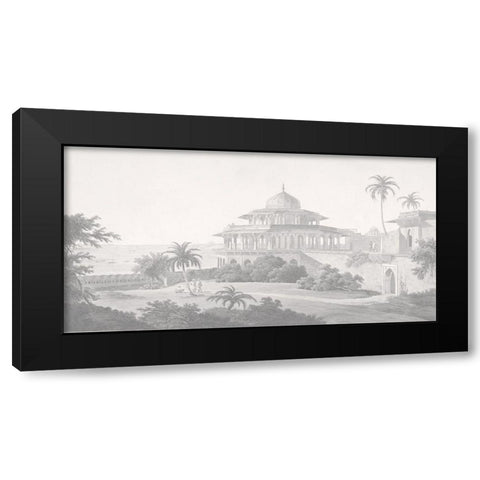 The Chalees Satoon, Sepia Black Modern Wood Framed Art Print by Daniells, Thomas and Wm