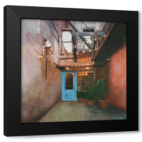 COZY LITTLE PLACE Black Modern Wood Framed Art Print with Double Matting by Atelier B Art Studio