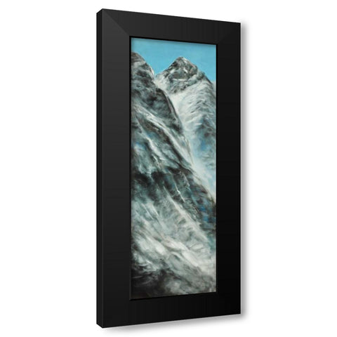 Mountains of Lhotse Wall on the Nepal Side Black Modern Wood Framed Art Print with Double Matting by Atelier B Art Studio