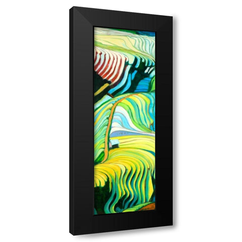 Terraced Rice Fiedls to Vietnam Black Modern Wood Framed Art Print by Atelier B Art Studio