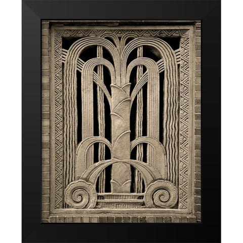 Architectural Detail No. 20 Black Modern Wood Framed Art Print by Fisch, Ellen