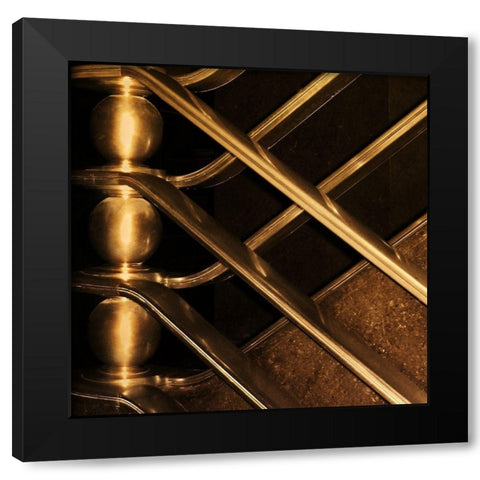 Architectural Detail No. 68 Black Modern Wood Framed Art Print with Double Matting by Fisch, Ellen