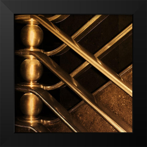 Architectural Detail No. 68 Black Modern Wood Framed Art Print by Fisch, Ellen