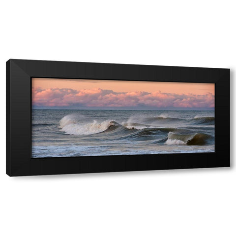 Winter Wonder Sea Black Modern Wood Framed Art Print with Double Matting by Turek, Eve