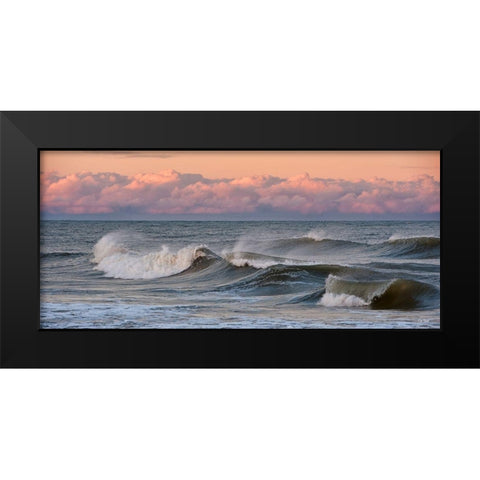 Winter Wonder Sea Black Modern Wood Framed Art Print by Turek, Eve