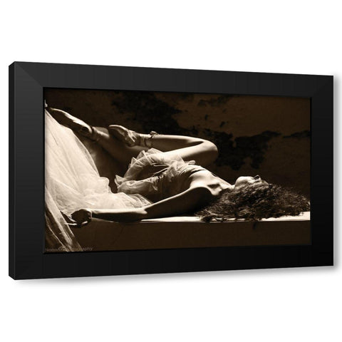 After the Ballet II. Black Modern Wood Framed Art Print by Sipos, Judit