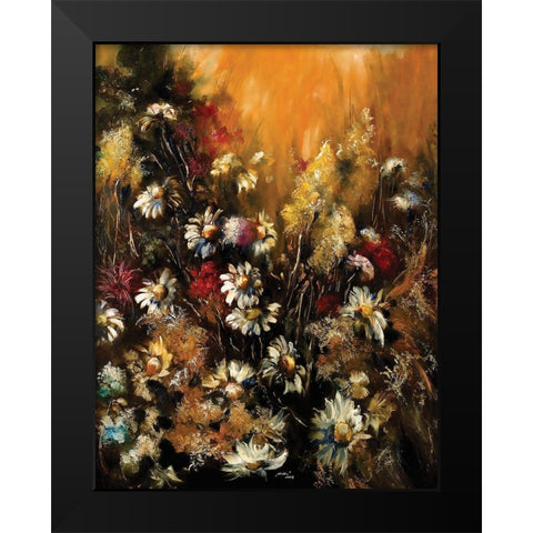 Classic Bouquet II Black Modern Wood Framed Art Print by Sipos, Judit