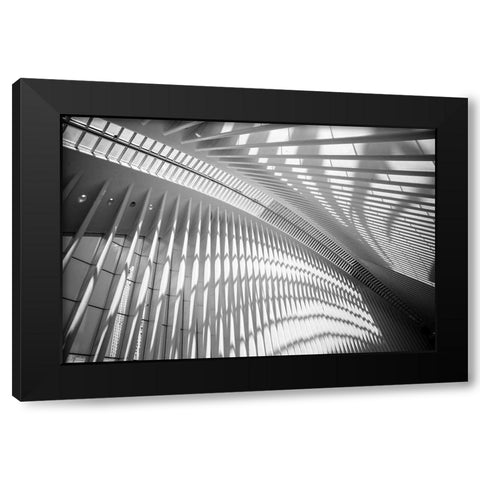 Oculus Ceiling II, World Trade Center, NYC Black Modern Wood Framed Art Print with Double Matting by Graciet, Stephane