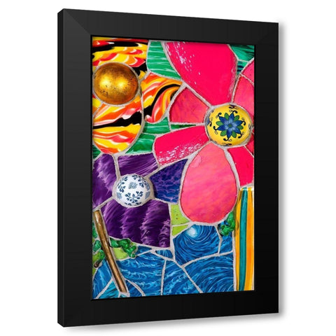 Floral study 2010 Black Modern Wood Framed Art Print by Mandell, Jonathan