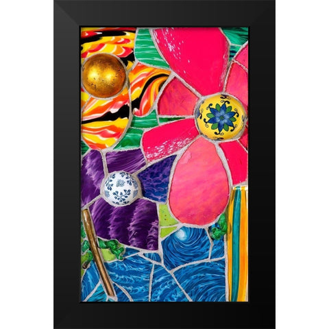 Floral study 2010 Black Modern Wood Framed Art Print by Mandell, Jonathan