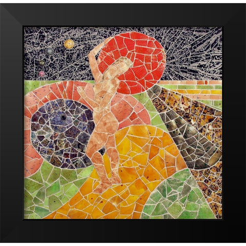 Nisqually I Black Modern Wood Framed Art Print by Mandell, Jonathan