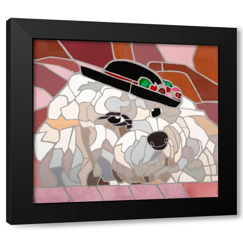 Mimi Diptych I Black Modern Wood Framed Art Print by Mandell, Jonathan