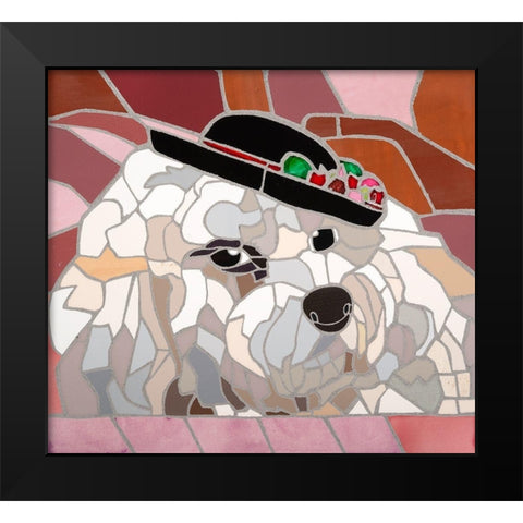 Mimi Diptych I Black Modern Wood Framed Art Print by Mandell, Jonathan