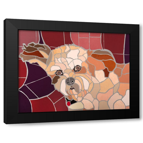 Mimi Diptych IIÂ  Black Modern Wood Framed Art Print with Double Matting by Mandell, Jonathan