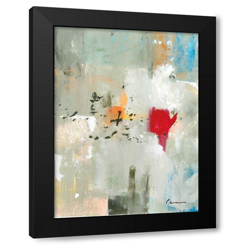 Flight Pattern II Black Modern Wood Framed Art Print with Double Matting by Carroccio, Lisa