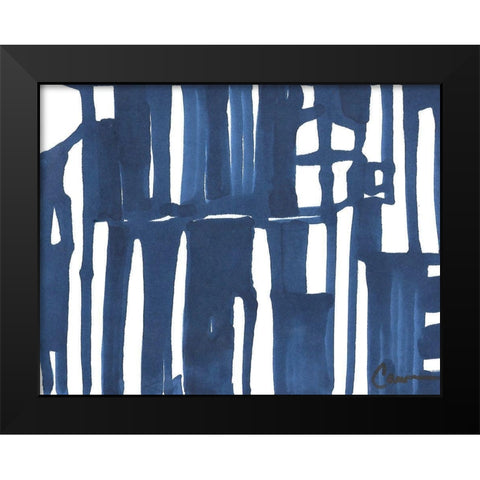 Denim Black Modern Wood Framed Art Print by Carroccio, Lisa
