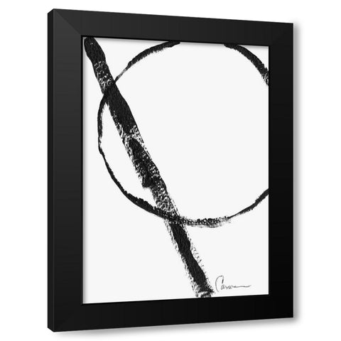 Eclipse Black Modern Wood Framed Art Print by Carroccio, Lisa